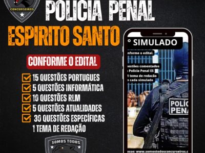 POLÍCIA PENAL DO ES: 7 SIMULADOS E QUESTÕES DA LC46