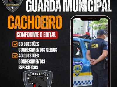 PACOTE COM 5 SIMULADOS PARA GM CACHOEIRO DE ITAPEMIRIM