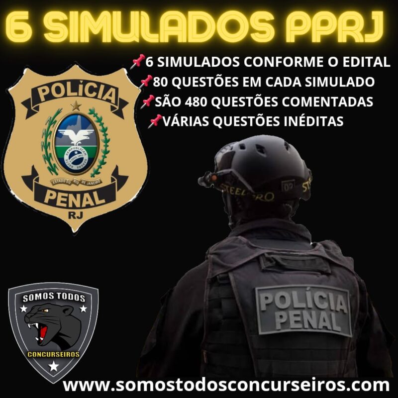 6 SIMULADOS POLÍCIA PENAL RIO DE JANEIRO - Image 3